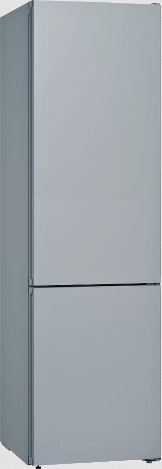 Frigorífico combi Bosch KGN39IJEA, 203 x 60 x 66 cm, No Frost, clase E, 39dB, 238 kWh año, 368 litros, inox